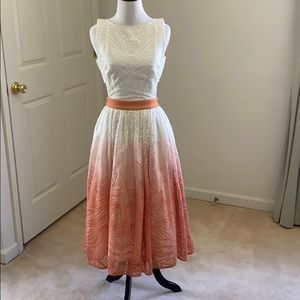 Bebe Ombré Dress with Cutouts